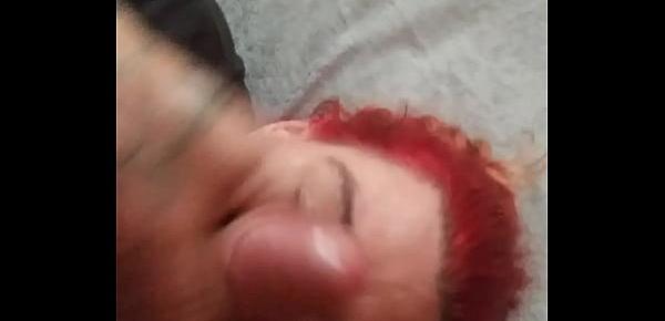  Sexy reds lovin mouth